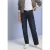 Jeans met Mid Waist-taille en Straight Leg-pijpen in casual pasvorm