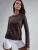 Busem Shirt  donkerbruin