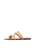 Kazar Teenslipper  beige / mandarijn