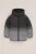 WE Fashion – Jongens gewatteerde jas met reflecterende gradient en capuchon – Regular fit – Grijs –