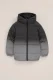 WE Fashion – Jongens gewatteerde jas met reflecterende gradient en capuchon – Regular fit – Grijs –