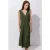 Mango midi zomerjurk – kaki