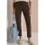 Mid Waist Slim Leg Hose in casual pasvorm
