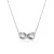 Swarovski ‘Hyperbola’ Dames Basis Metaal Ketting – Zilver 5687265
