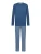Mey Pyjama lang ‘Silhouettes’  donkerblauw / wit