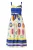 WOMAN VISION Jurk  blauw / geel / oranje / rosa / wit