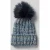 Kurt Beines Gebreide muts met wol en pompon