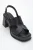 Zennia Leer Platform Sandaal (Women)