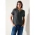 Cecil Dames Blouse met korte mouwen in effen kleur in Groen