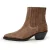 AllSaints Marcie Suede Boot Pine Bark Brown