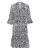 SAINT TROPEZ Jurk ‘Eda’  donkerblauw / wit