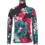 Dries Van Noten top met lange mouwen en colkraag met bloemenprint in veelkleurige rayon