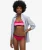 Elastische Bralettebikinitop Roze