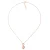 Orphelia Dames 925 Sterling Zilveren Ketting met Hanger – Roze ZH-4854/1
