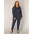 Base Level Curvy Stoffen broek Liana met stretch en koord, in jeggings-stijl