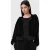 AllSaints Vinny Velvet Hoody Black