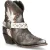 New Rock grijze lederen puntige cowboylaarzen – WSTM004-S2