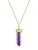 Glanzstücke München Ketting  goud / lila