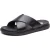 Base London Drift Leren Heren Zwarte Sandalen