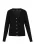 usha BLACK LABEL Gebreid vest ‘Classic Look’  zwart