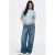 ONLY T-shirt met backprint lichtblauw