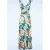 Grecian Tropical Parrot maxi jurk in wit en multi