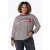 Colourful Rebel Curve katoenen gestreepte sweater – bruin