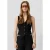 QS gilet met textuur zwart