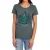 Harry Potter Dames-T-shirt met Slytherin-wapen in distressed-look en getailleerde pasvorm (Houtskool)
