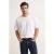 TRENDYOL MAN Heren Wit Effen Kort Relaxed fit T-shirts