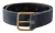 Dolce & Gabbana Marineblauwe Katoenen Gouden Metalen Logo Taillegesp Riem
