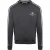 Aquascutum Heren London dubbel gestreept sweatshirt (Antraciet)