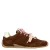 Manfield suède sneakers donkerbruin