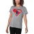 Superman Dames-T-shirt met ‘Flight Logo’ uit de collectie 2025 (Atletische Heide)