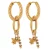 Label Kiki gold plated oorbellen Cowgirl Hoops