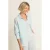 Expresso linnen blouse lichtblauw
