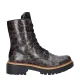Rieker gevoerde veterboots met panterprint bruin