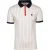 Fred Perry Classic Vintage Gestreepte Polo Shirt Whisper White/ Peacoat Chinees