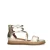 No Stress leren sandalen goud