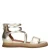 No Stress leren sandalen goud