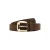 Mango suede riem bruin