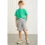 Gebreide short met trekkoord in de taille