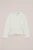 WE Fashion – Meisjes blouse met structuur – Regular fit – Wit – Katoen –