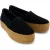 TOMS Valencia Leren Zwarte Espadrilles Voor Dames