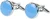 Manchetknoop Rond Blauw NR92 –