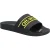 Off White logo-print leren slippers
