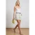 Hoogwaardige denimshorts met stippen en riem