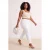 Trendyol Curve Dames Wit Effen Barrel Hoge taille Grote maten Jeans