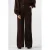 LabeL DOT straight regular waist pantalon donkerbruin