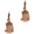 OTAZU Lacrima Rosegold Earhangers